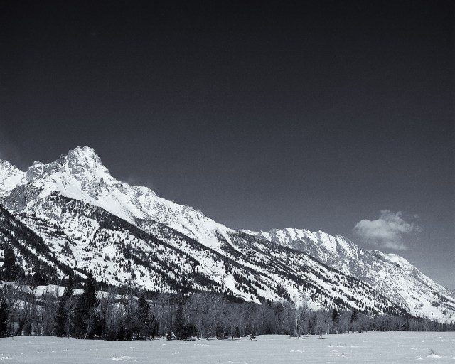 Teton Range and Cloud
