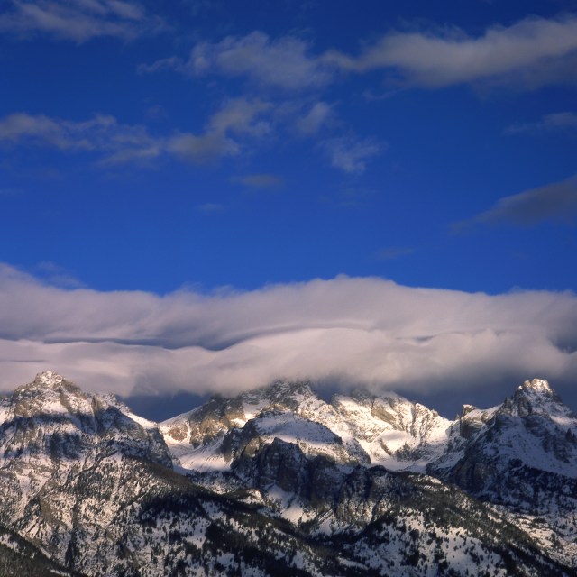 Rolling Clouds Over the Tetons