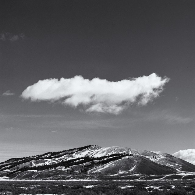 Butte and Cloud, Grand Teton National Park