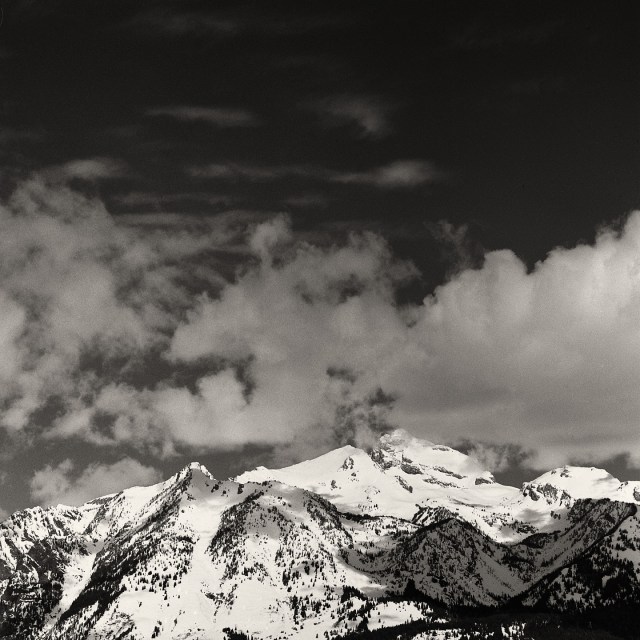 Clouds Over the Teton Range